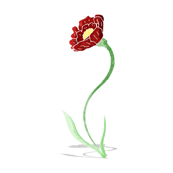 Flori de desene animate — Vector de stoc