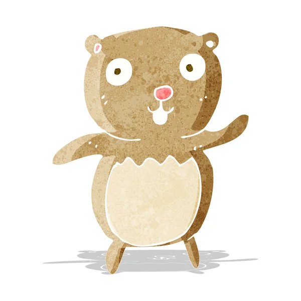 Cartoon teddy bear — Stockvector