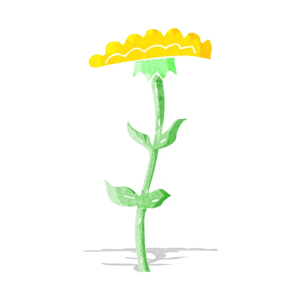 Cartoon bloem — Stockvector