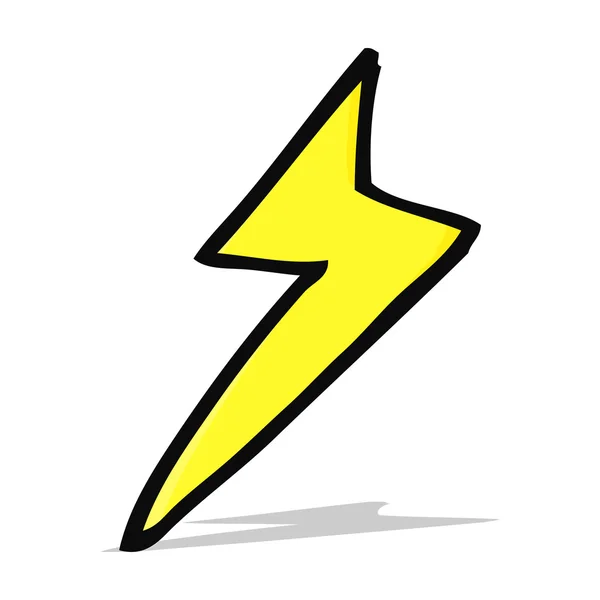 Cartoon lightning bolt symbol Stock Vector Image by ©lineartestpilot