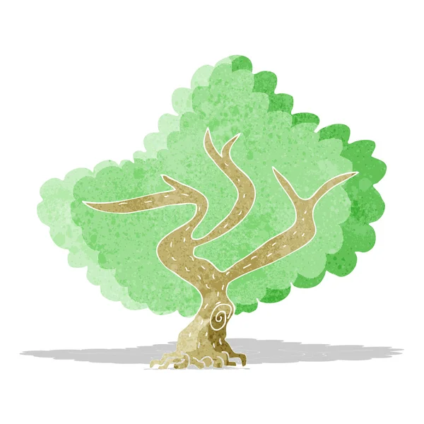 Caricature arbre — Image vectorielle