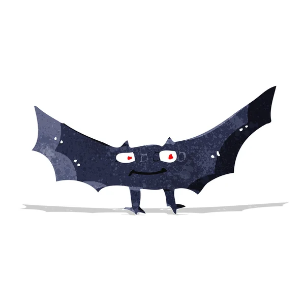 Murciélago vampiro espeluznante de dibujos animados — Archivo Imágenes Vectoriales