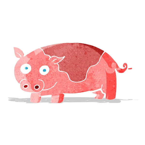 Cartoon pig — Stock Vector