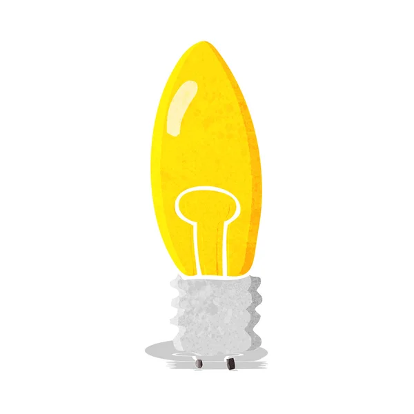 Cartoon electric light bulb — Stock Vector