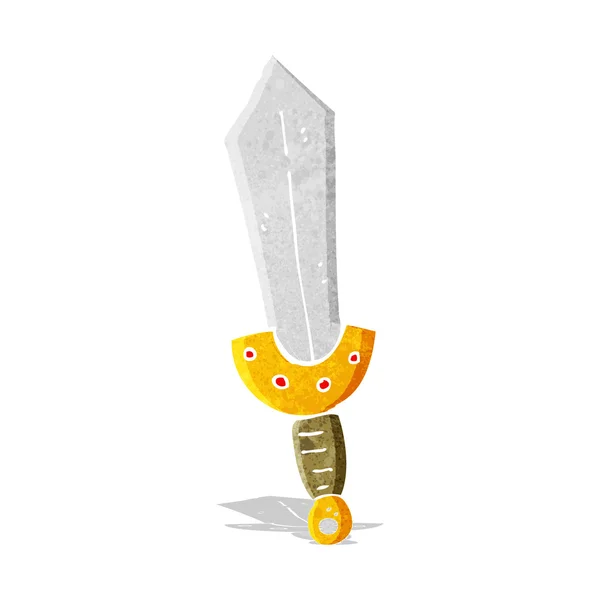 Espada de dibujos animados — Vector de stock