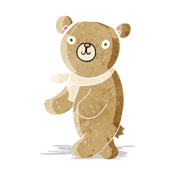 Draguta desene animate Teddy urs — Vector de stoc