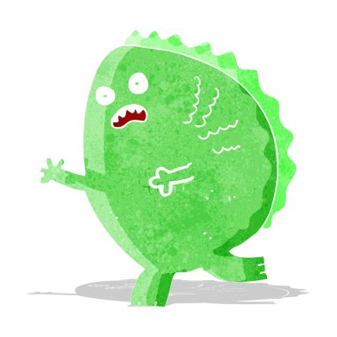 çizgi film canavarı