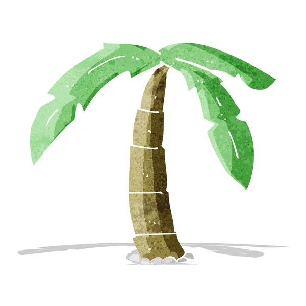 Cartoon palmboom — Stockvector