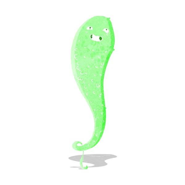 Fantasma asustadizo de dibujos animados — Vector de stock