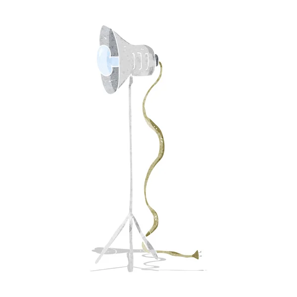 Cartoon photography studio lamp — Stock Vector