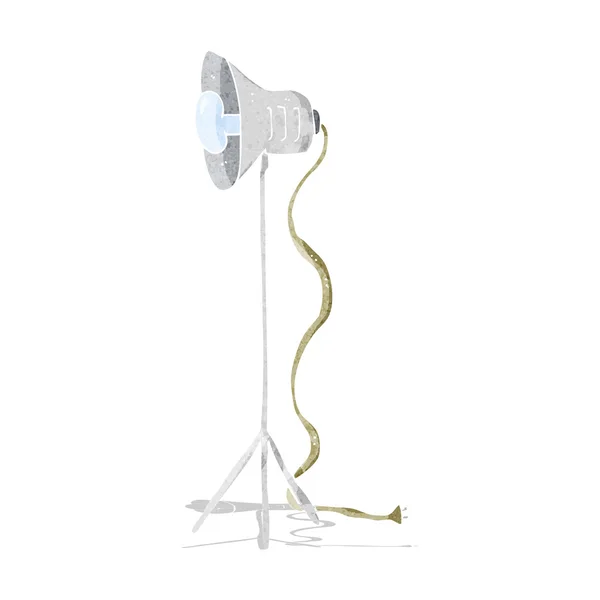 Cartoon fotografie studio lamp — Stockvector