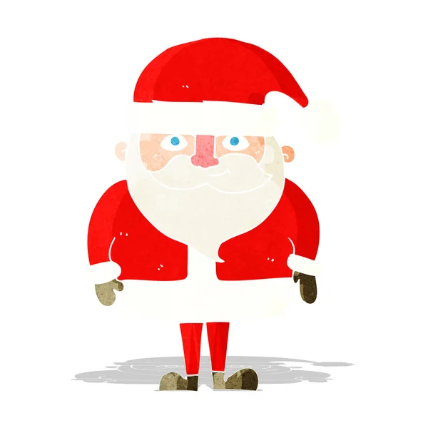 Dessin animé heureux Père Noël claus — Image vectorielle