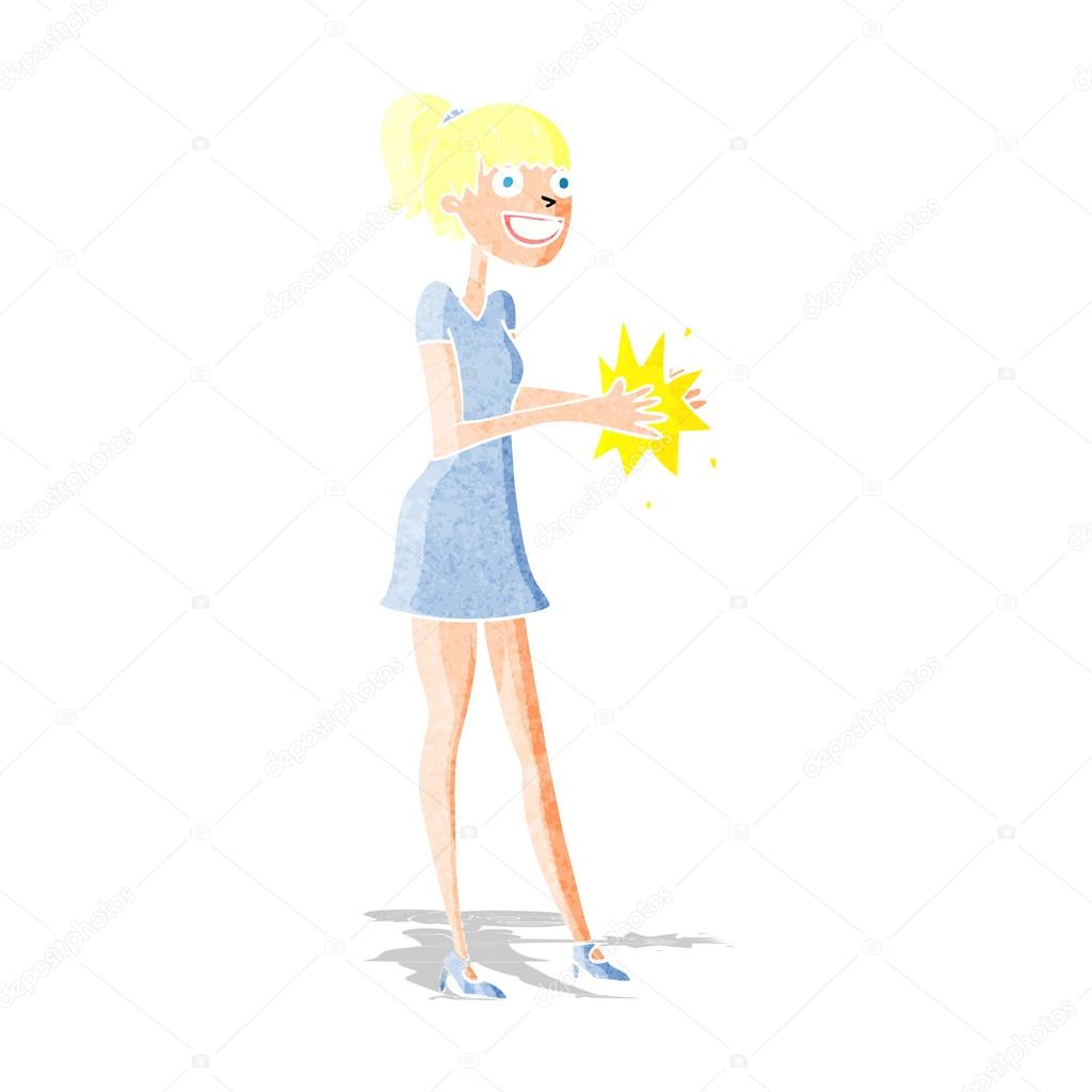 Mujer de dibujos animados aplaudiendo manos vector, gráfico vectorial © lineartestpilot imagen #51624381 Mujer de dibujos animados aplaudiendo manos vector, gráfico vectorial © lineartestpilot imagen #51624381