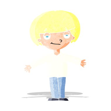 kendini beğenmiş çocuk çizgi film