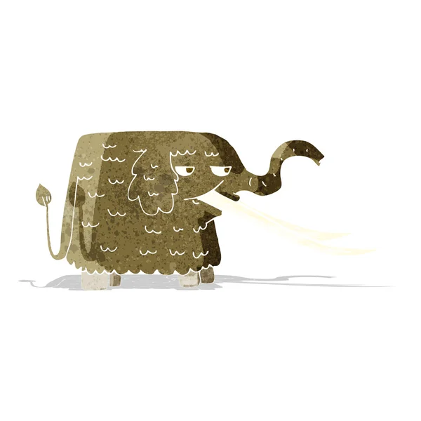 Cartoon woolly mammoth — Stock Vector