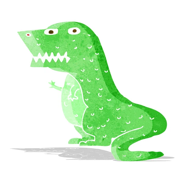 Tecknad dinosaurie — Stock vektor