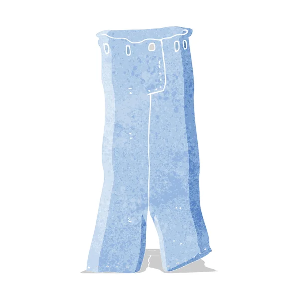 Tecknad par jeans — Stock vektor