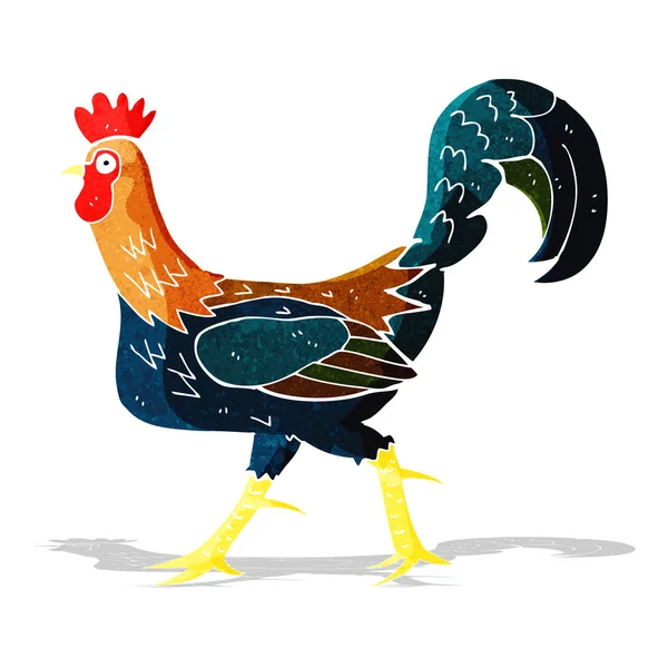 Cartoon cockerel — Stockvector