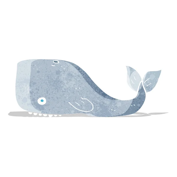 Kreskówka wieloryb — Wektor stockowy