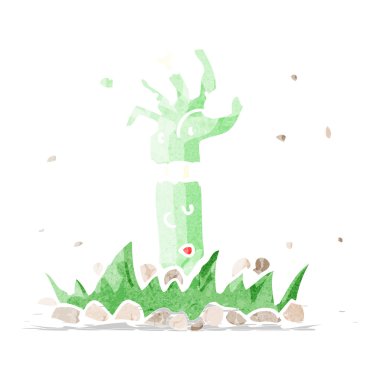 çizgi film zombi kol