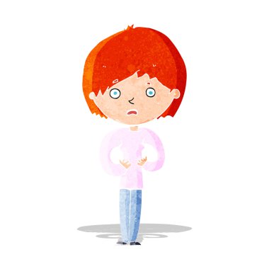 Çizgi filmdeki kadın 