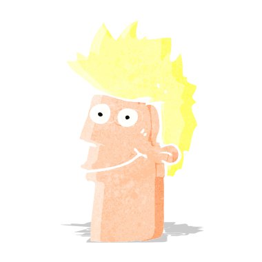 mutlu bir adam çizgi film