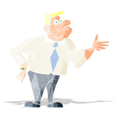 karikatür işadamı soran soru