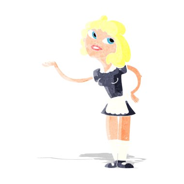 karikatür garson garson