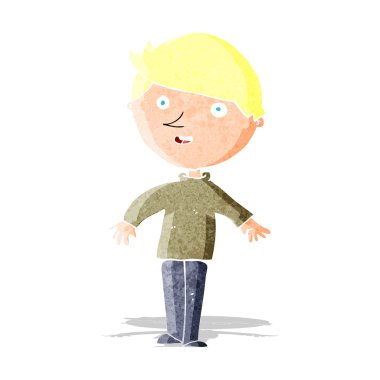 mutlu bir adam çizgi film