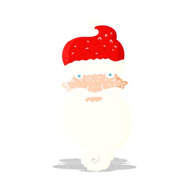 karikatür gaddar Noel Baba yüzü