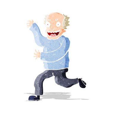 Çizgi film kötü yaşlı adam