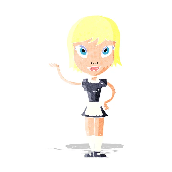 Cartoon maid — Stock Vector