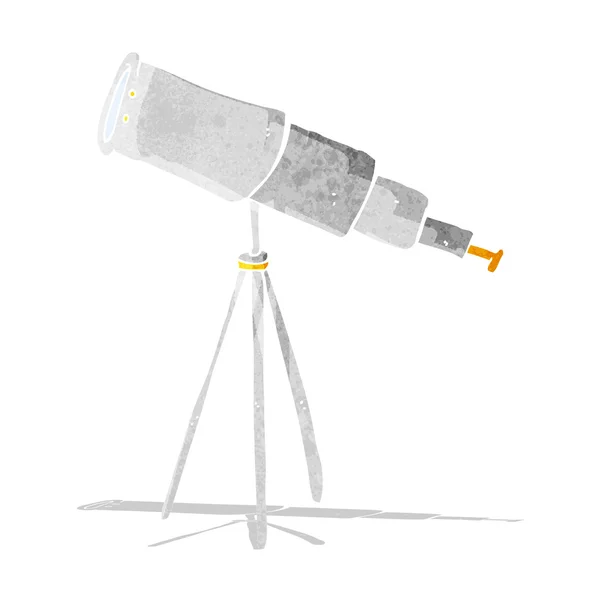Telescópio dos desenhos animados — Vetor de Stock