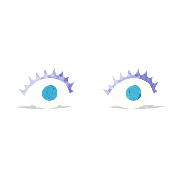 Kreslené oči — Stockový vektor