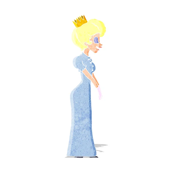 Princesse de dessin animé — Image vectorielle