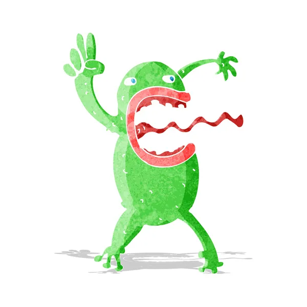 Cartoon crazy frog — Stock Vector