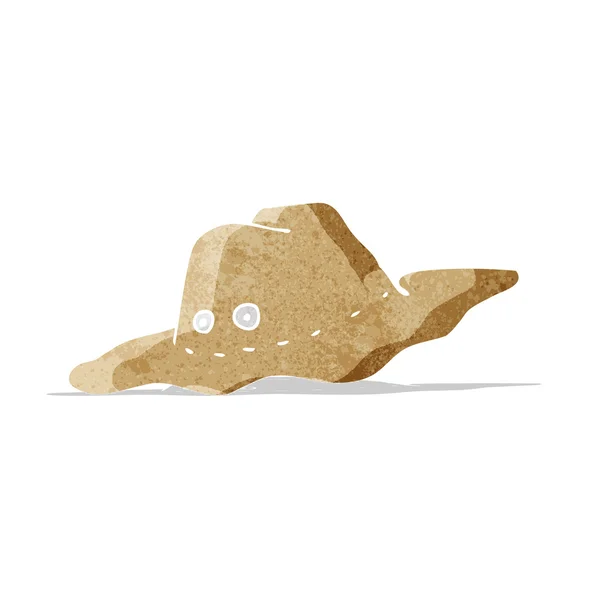 Kreskówkowy stary australijski kapelusz — Wektor stockowy