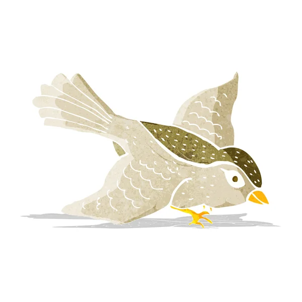 Kreslený letícího ptáka — Stockový vektor