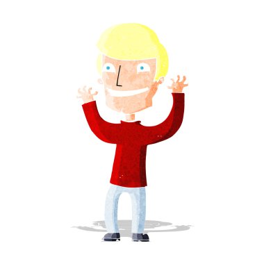 heyecanlı adam çizgi film