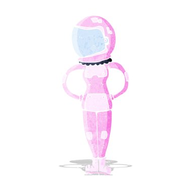 çizgi film kadın astronot