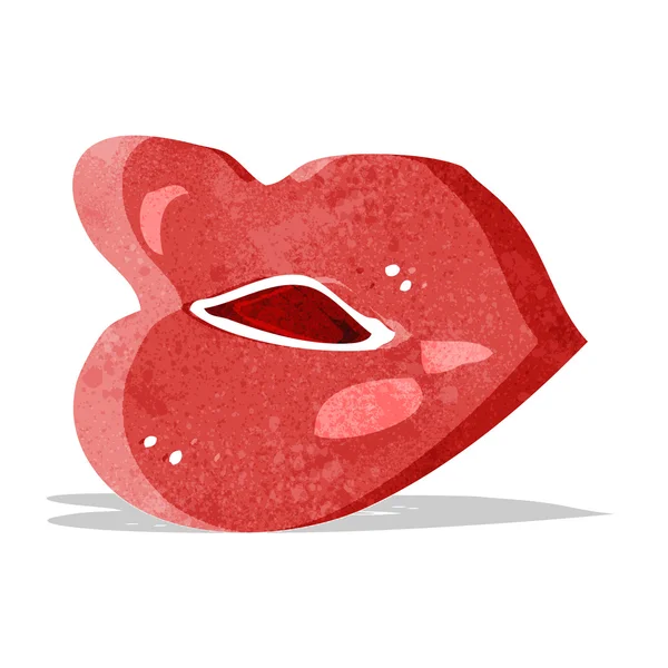 Lèvres de dessin animé — Image vectorielle