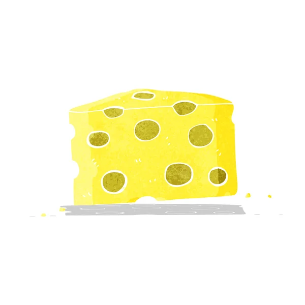 Cartoon cheese — Stock Vector