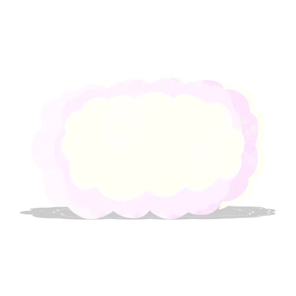 Cartoon cloud symbol — Stock Vector