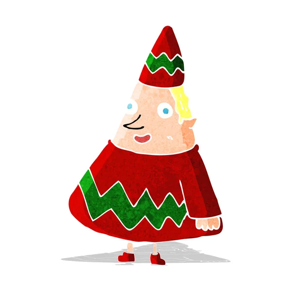 Cartoon elf — Stockvector