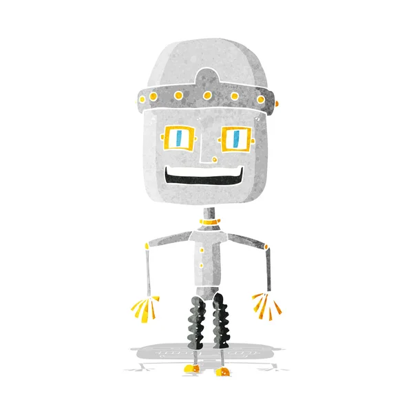 Grappige cartoon robot — Stockvector