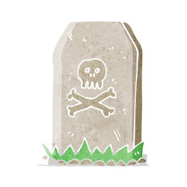 Çizgi Film ürkütücü mezar