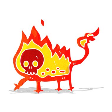 çizgi film küçük ateş şeytanı