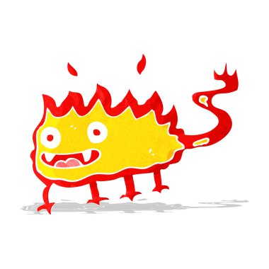 çizgi film küçük ateş şeytanı