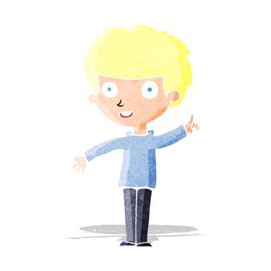 Çizgi filmci çocuk.