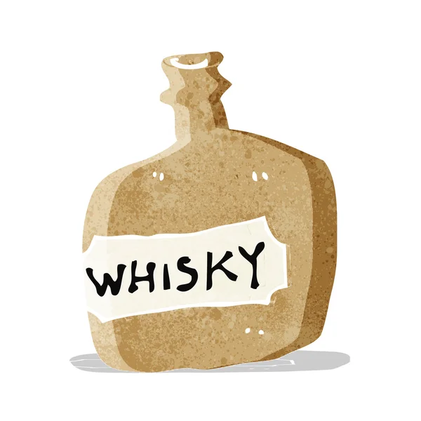 Tarro de whisky de dibujos animados — Vector de stock